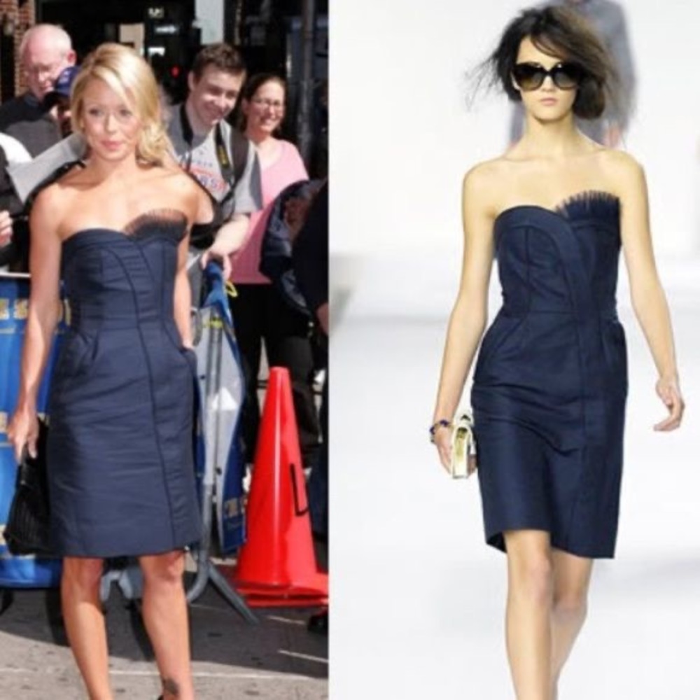 Marc by Marc Jacobs Strapless Knee Length Dress